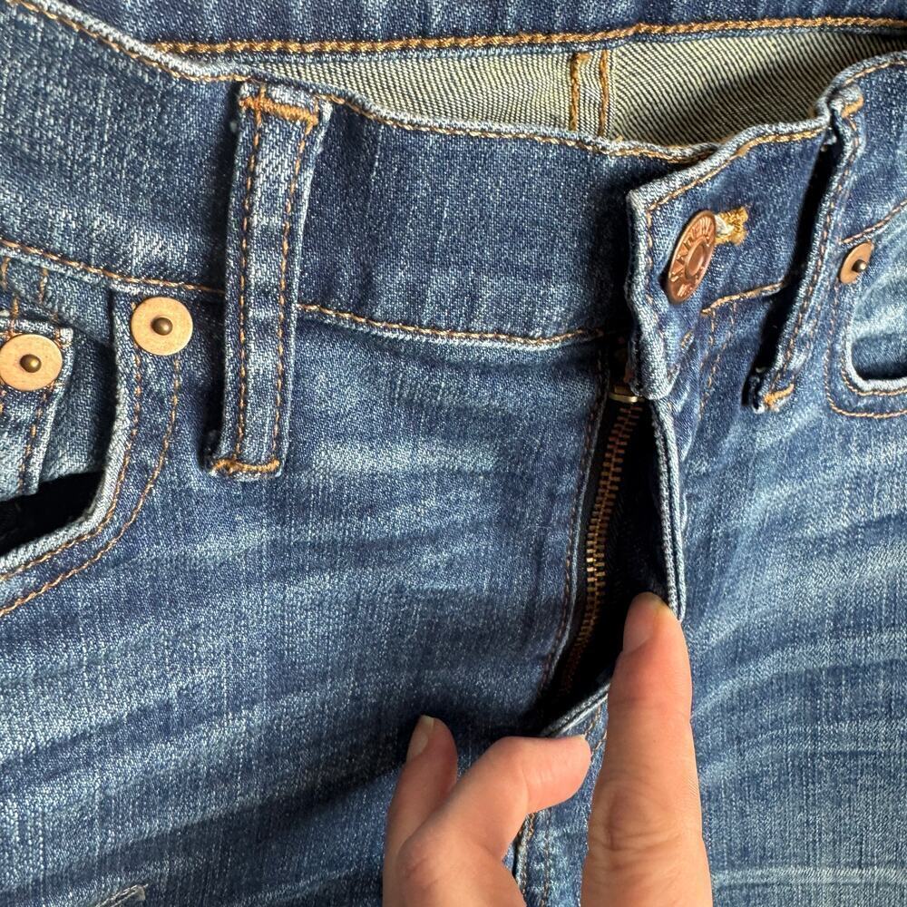 Madewell Distressed 9" High Riser Skinny Skinny Jeans Size 28 - Picture 4 of 8